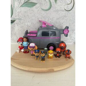 Paw Patrol Adventure Bay Custom Bundle Lot Playset With 10 Action Figures